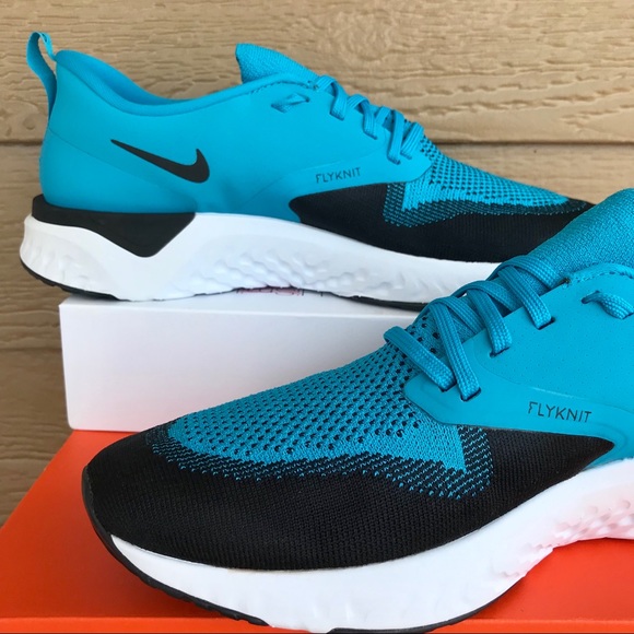 Nike Odyssey React 2 FK Running Shoe Blue Lagoon - Picture 9 of 10